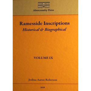 Ramesside Inscriptions IX