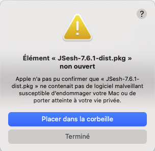 Error message Error message